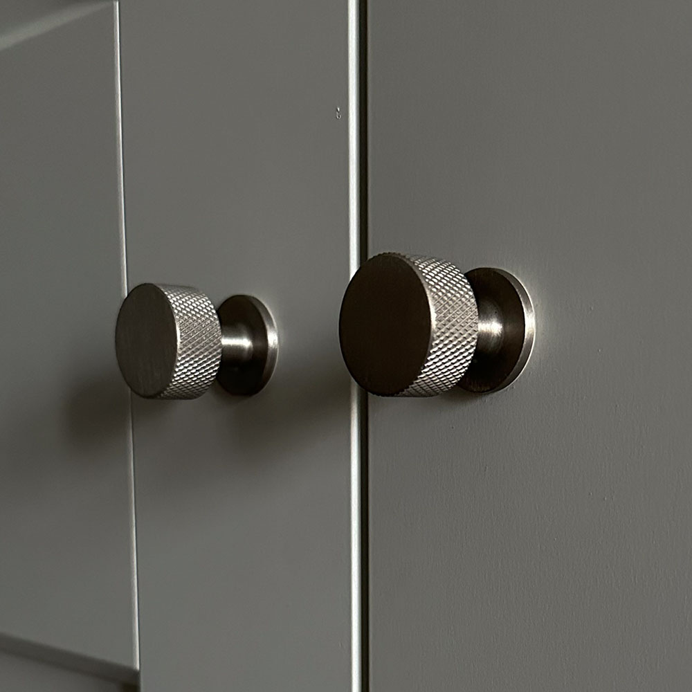 Knop Crest - Rustfrit Stål Finish