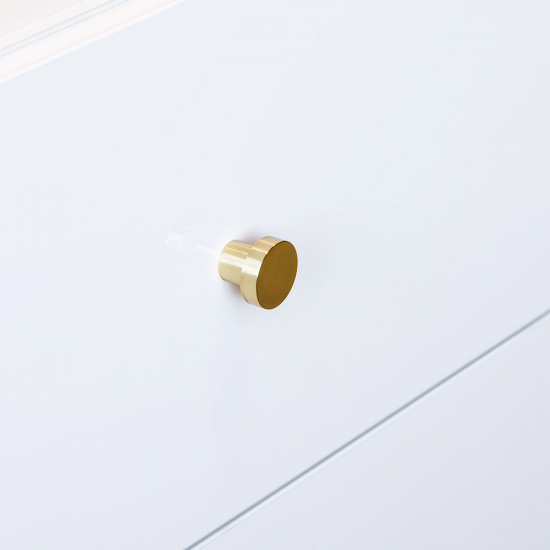 Knop Mood - Poleret Messing