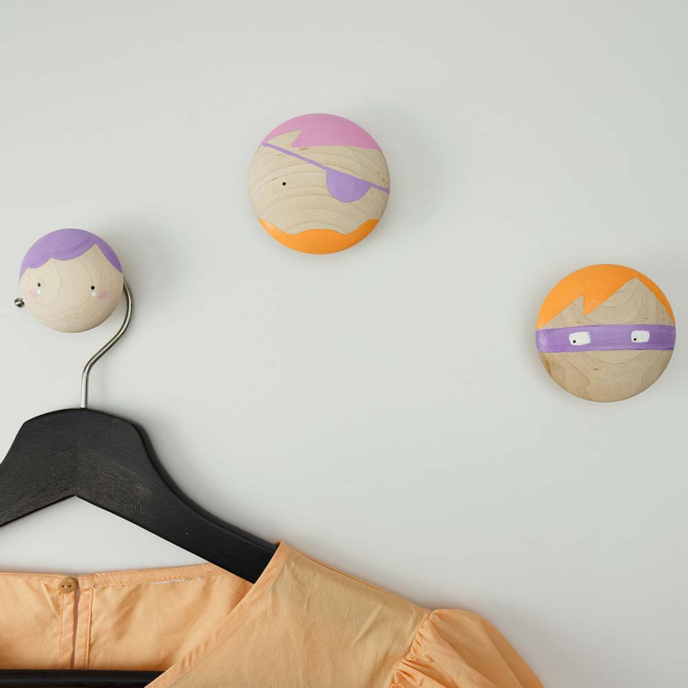 Knop Mushroom - Ubehandlet Eg