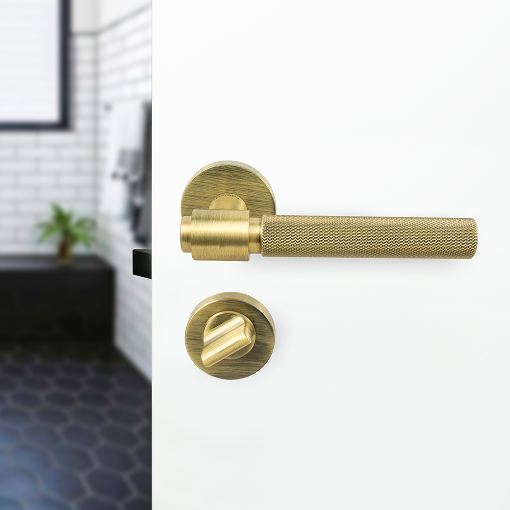 Toiletlåse R - Antik Bronze