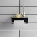 Toiletrulleholder Hold - Sort