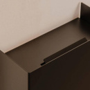 Vægmonteret Affaldsspand Hold - 9L - Sort