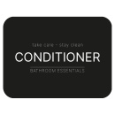 Selvklæbende Etiket - Conditioner - Mat Sort