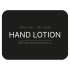 Selvklæbende Etiket - Hand Lotion - Mat Sort Selvklæbende Etiket - Hand Lotion - Mat Sort