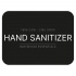 Selvklæbende Etiket - Hand Sanitizer - Mat Sort