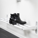 Hattehylde Elegant - Hvid/Aluminium