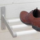 Hattehylde Elegant - Hvid/Aluminium