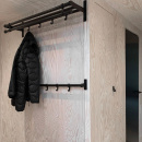 Knagerækker Elegant - 1000mm - Sort