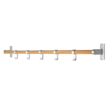 Knagerækker Elegant - 1000mm - Eg/Aluminium