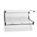 Hattehylde 7000 - Hvid/Nikkel