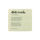 Selvklæbende Etiket Premium - Dish Wash - Beige