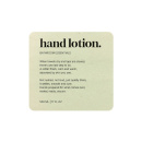 Selvklæbende Etiket Premium - Hand Lotion - Beige