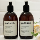 Selvklæbende Etiket Premium - Hand Lotion - Beige