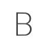 Husbogstav Contemporary - B - Sort Husbogstav Contemporary - B - Sort