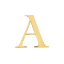 Husbogstav Century - Messing