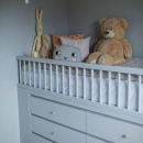 Knop Rut - Ubehandlet Aske 