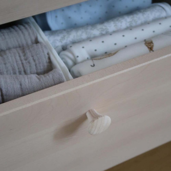 Knop Rut - Ubehandlet Aske 