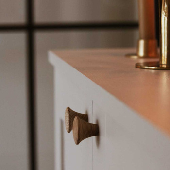 Knop Rut - Ubehandlet Egetræ