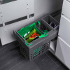 Affaldssystem - Select Side Eco - Mørkegrå