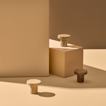 Knop Circum - 33mm - Ubehandlet Eg