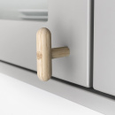 Knop T Lunden - Ubehandlet Eg