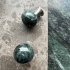 Knop Bead Straight - Carrara Marmor Grøn