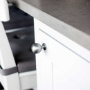 Knop Lily - Rustfrit Stål Finish