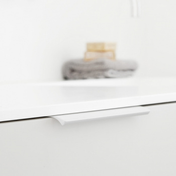 Profil Greb Edge Straight - 200mm - Hvitlakkert
