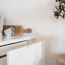 Profil Greb Edge Straight - 200mm - Hvitlakkert