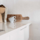 Profil Greb Edge Straight - 200mm - Hvitlakkert