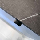 Profilgreb Edge Straight - 40mm - Børstet Sort