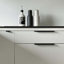 Profilgreb Edge Straight - 40mm - Børstet Sort