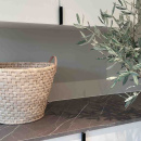 Profilgreb Edge Straight - 40mm - Børstet Sort