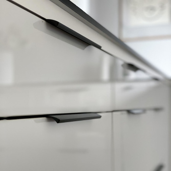 Profilgreb Edge Straight - 200mm - Børstet Sort