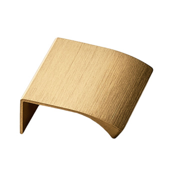 Profilgreb Edge Straight - 40mm - Børstet Messing