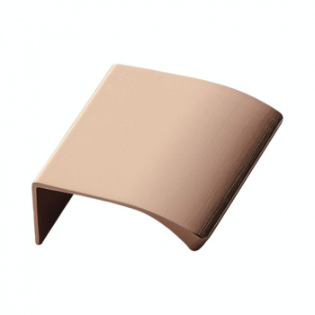 Profilgreb Edge Straight - 40mm - Børstet Kobber