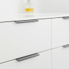 Profilgreb Edge Straight - 200mm - Børstet Antracit