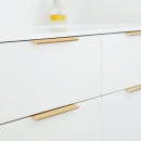 Profilgreb Edge Straight - 200mm - Børstet Kobber