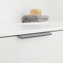 Profilgreb Edge Straight - 350mm - Børstet Antracit