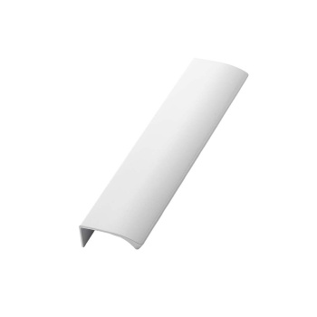 Profil Greb Edge Straight - 100mm - Hvitlakkert
