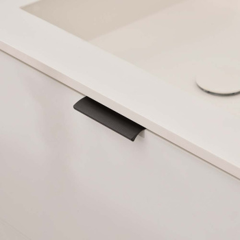 Profilgreb Edge Straight - 100mm - Børstet Sort