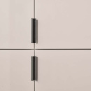 Profilgreb Edge Straight - 100mm - Børstet Sort