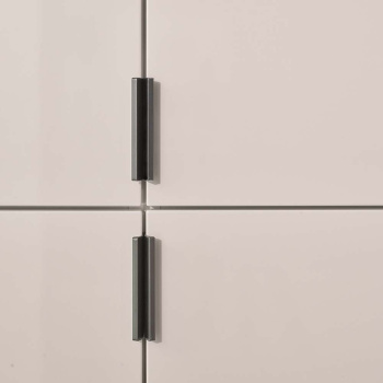 Profilgreb Edge Straight - 100mm - Børstet Sort