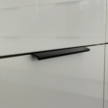 Profilgreb Edge Straight - 100mm - Børstet Sort