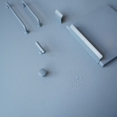 Knop Skye - Stormblå