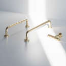 Knop T Viva - Polert Messing