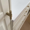 Knop T Helix - Messing