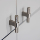 Knop T Helix - Rustfrit Stål Finish