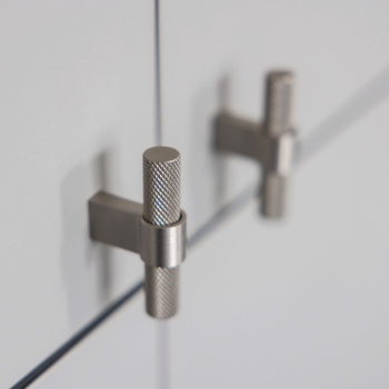 Knop T Helix - Rustfrit Stål Finish