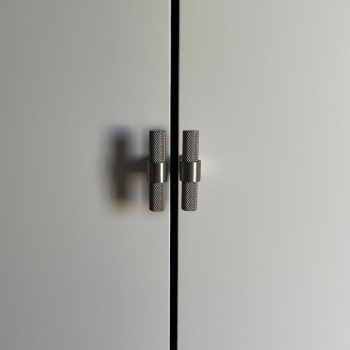 Knop T Helix - Rustfrit Stål Finish